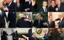 La relation "touchy-feely" Macron/Trump fait rire l'Amérique