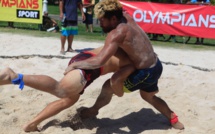 Beach wrestling - Championnat de Polynésie : Les gladiateurs en action