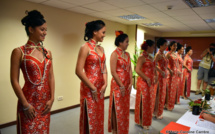 Les candidates à miss Dragon passaient leur grand oral