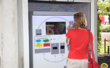 Une caisse automatique pour le parking de Tarahoi