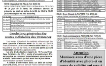 Vente aux enchères publiques du Haut-commmissariat