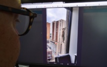 USA: un raton laveur sauvé après une escalade périlleuse