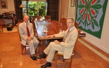 Visites officielles au Haut-commissariat de la République.