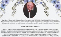 Avis de remerciements Famille TRONDLE