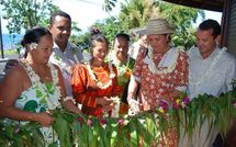 Fin des travaux de construction sur le site de Vaipahi