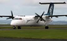 Atterrissage sur le ventre pour un Bombardier Q-300 d’Air New Zealand