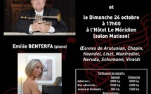 Musique En Polynésie  accueille Bernard SOUSTROT, trompette et  Emilie BENTERFA, piano    pour deux  concerts