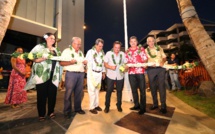 Inauguration des aménagements du front de mer de Papeete