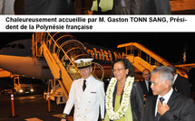 Arrivée en Polynésie française de Mme Marie-Luce PENCHARD