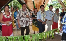 Inauguration de l'exposition artisanale des îles Australes