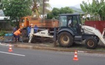 Série de travaux sur le réseau hydraulique de la commune de Pirae