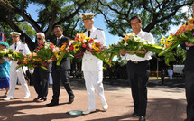 CÉRÉMONIE DU 11 NOVEMBRE 2010 a Papeete