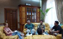 La Présidente du CESC rencontre Jacky BRYANTde « Heiura, les verts »