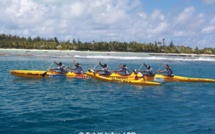 Va'a V6 - Tetiaroa Royal Race : Shell Va'a remporte la première étape