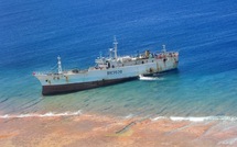 Echouement d'un palangrier sur l'atoll de Motutonga