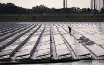 Début de la construction de la première centrale solaire flottante de France