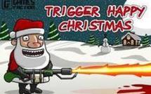 Deux Pères Noël volent le fusil d'un garde royal suédois