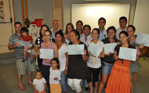 Remise des Diplômes d'Etat d'infirmier aux 17 lauréats de la session octobre et novembre 2010