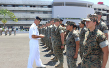 Les  Marines américains "patchés" par l'armée française