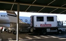 Collision d'un Jet Privé sur le tarmac de l'aéroport de Tahiti Faa'a