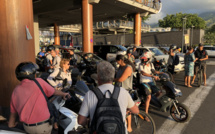 Pe'ape'a à l'embarquement de l'Aremiti