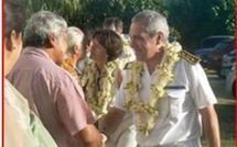 Moorea, visite du Haut-commissaire M.Richard Didier