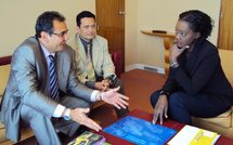 Moana Greig a rencontre Rama YADE, Ambassadrice de la France auprès de l‘UNESCO