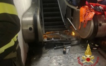 Rome: des supporters russes blessés dans l'écroulement d'un escalier mécanique