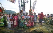 Un concours de pêche en attendant le départ de la Hawaiki Nui Va'a