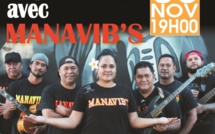 Manavib's en concert sur la scène du paepae a Hiro