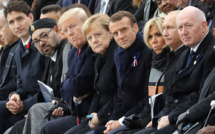Les leaders mondiaux célèbrent l'armistice à Paris, Macron dénonce une paix en danger