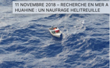Huahine : un naufragé hélitreuillé, rappel des règles de sureté