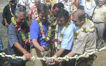 Inauguration de la station d’assainissement de Nuuroa, à Moorea