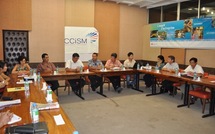 Rencontre entre le Ministre de la reconversion économique et les élus de la CCISM