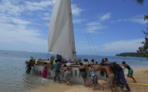 Vaapiti, la nouvelle pirogue double de Moorea
