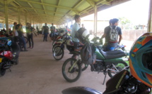 Les passionnés de moto réunis à Taravao