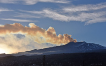 La zone du volcan Etna, en éruption, frappée par un séisme de 4,8