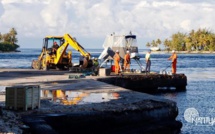 Natitua en service mais toujours en travaux