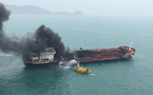 Hong Kong: un mort et deux disparus dans l'incendie d'un pétrolier