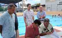 Ouverture d 'une section sportive section natation au collège Anne-Marie Javouhey