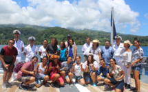 Le Bougainville, "théâtre d'une convention" avec le collège de Hitiaa 