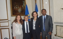 Gaston Tong Sang rencontre Marie-Luce Penchard à Paris