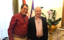 Entretien à Paris entre Edouard Fritch et le président de French Bee