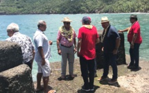 Le président Edouard Fritch à Nuku Hiva