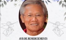 Avis de remerciements Famille LI