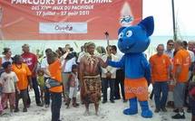 Ouvéa : première étape du parcours de la flamme des Jeux