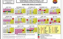 Les calendriers scolaires 2011-2012 à télécharger
