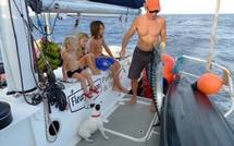 Le navigateur français Philippe Poupon en mode « Fleur Australe » à Port-Vila