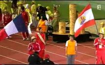 Délégation de Tahiti lors de l'Ouverture des XIV émes JEUX du PACIFIQUE 2011 NC