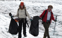 Trois tonnes de déchets ramassés sur la Mer de Glace à Chamonix